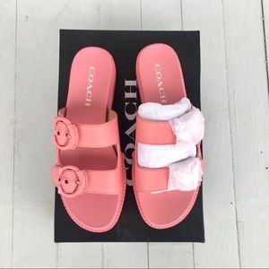 Coach Pink Piper Sandal